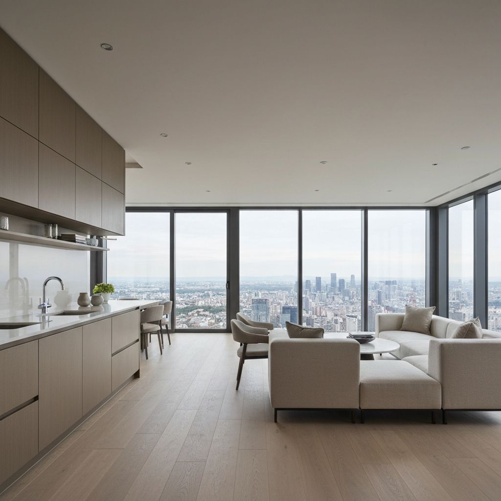 Luxury penthouse interior